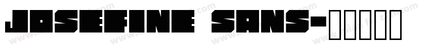 Josefine Sans字体转换
